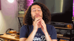 Man Practicing Deep Breathing GIF