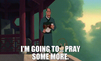 Man Praying I'm Going To Pray Some More GIF
