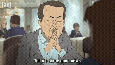 Man Praying Saying Tell Me Some Good News GIF