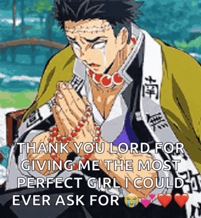 Man Praying Thank You Lord For Giving Me The Most Perfect Girl GIF