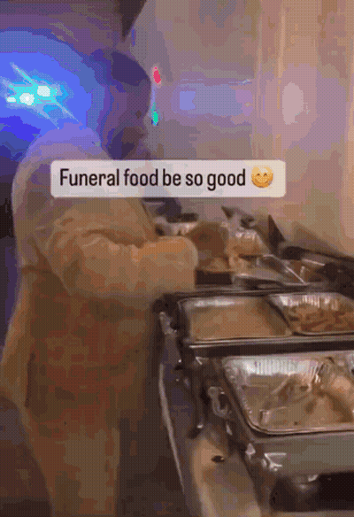Man Preparing Funeral Food Be So Good GIF