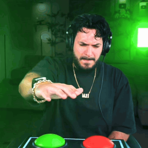 Man Pressing Approved Button GIF