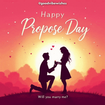 Man Proposing To Woman GIF