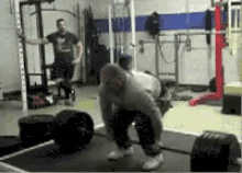 Man Puking While Deadlifting GIF