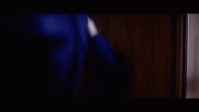 Man Punched In Face By Man In Blue Shirt GIF