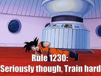 Man Push Ups Rule 1230 Seriously Though Train Hard GIF