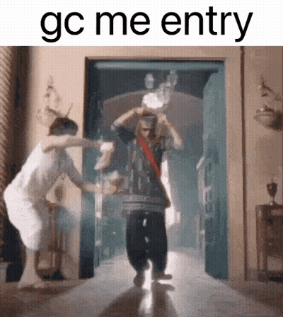 Man Pushed by Woman in Hallway Gc Me Entry
