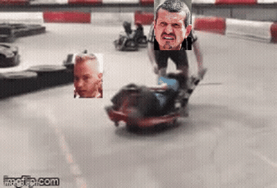 Man Pushing Child On Go Kart With Man Picture Background GIF