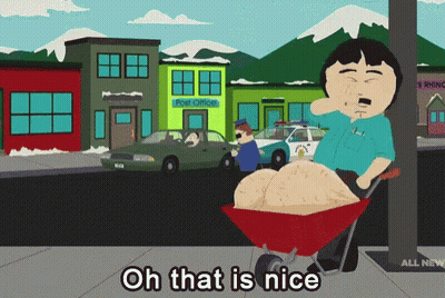 Man Pushing Wheelbarrow Saying Oh That Is Nice GIF