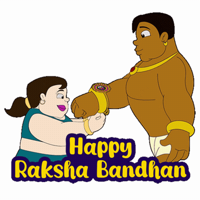 Man Putting Bracelet On Woman Wrist Happy Raksha Bandhan GIF
