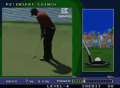 Man Putting Golf Ball On Green GIF