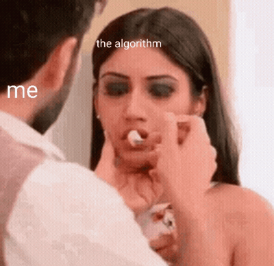 Man Putting In Woman's Mouth The Algorithm Me GIF