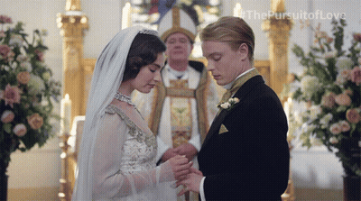 Man Putting Ring On Woman's Finger The Pursuit Of Love GIF