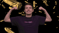 Man Raining Bullet Flex GIF