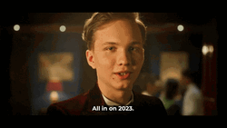 Man Raising His Eyebrow All In On 2023 GIF