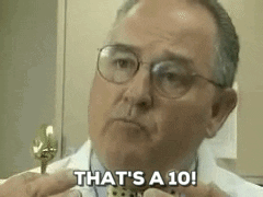 Man Rating Delicious Food GIF