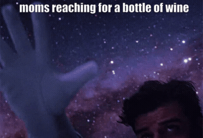Man Reaching For Bottle Of Wine GIF