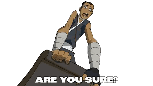 Man Reaching Up Are You Sure Sticker