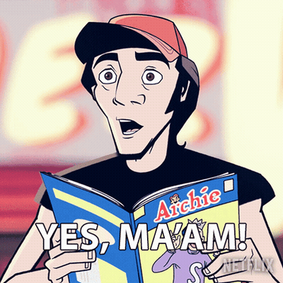 Man Reading Archie Comic GIF