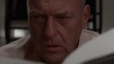 Man Reading Book Close Up GIF