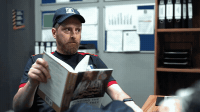 Man Reading Book Finding The Truth GIF