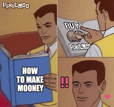 Man Reading How To Make Money Book GIF