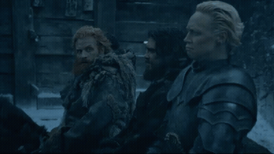 Man Red Hat Talking Two Young Girls Movie Set GIF