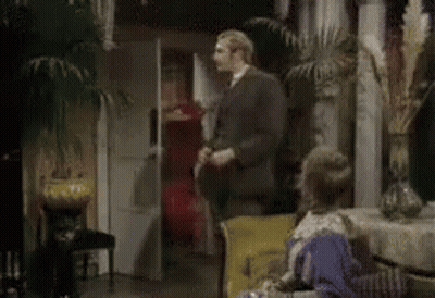 Man Red Shirt Pink Hat Funny Face GIF