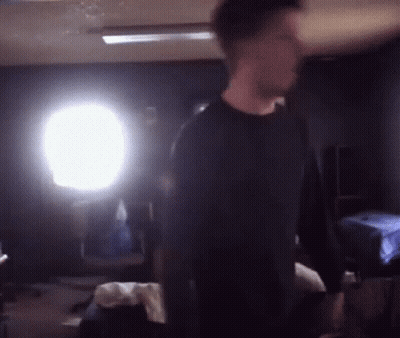 Man Red White Blue Striped Shirt J Cap GIF