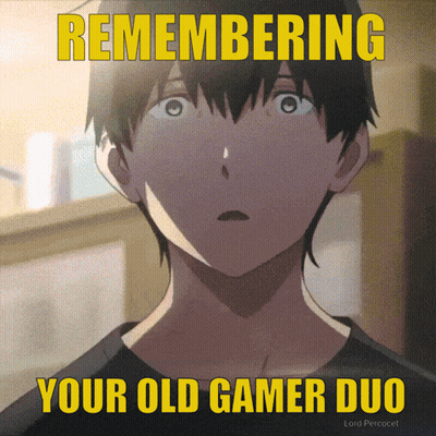 Man Remembering Your Old Gamer Duo GIF