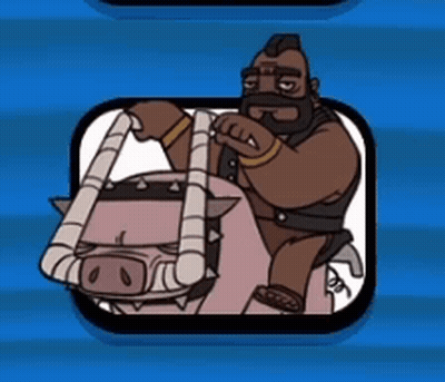Man Riding A Pig GIF
