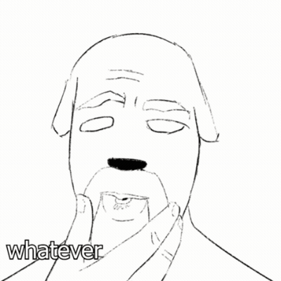 Man Riding Blue Cooler Saying Wordle In 3 GIF