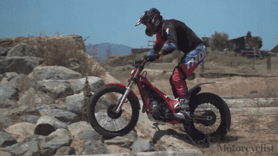 Man Riding Dirt Bike Saying Motorcyclist GIF