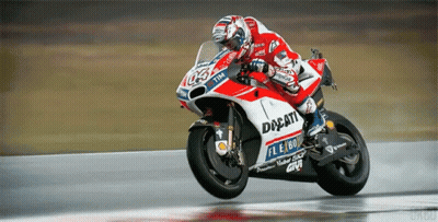 Man Riding Ducati On Race Track GIF