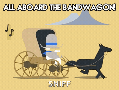 Man Riding Horse Carriage Fall Aboard GIF