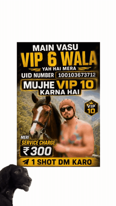Man Riding Horse Main Vasu Vip 6 Wala GIF