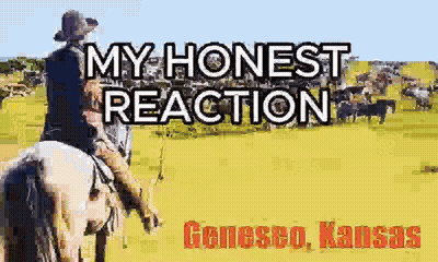 Man Riding Horse My Honest Reaction GIF