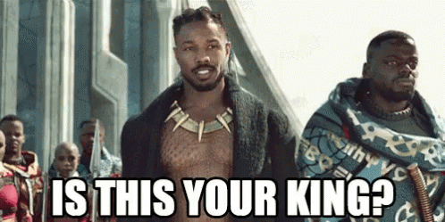 Man Riding Horse Says I Am Your King GIF