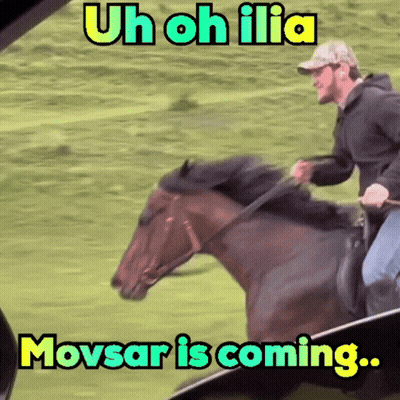 Man Riding Horse Uh Oh Illa GIF