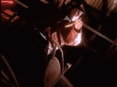 Man Riding Horse With Sparks GIF