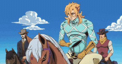 Man Riding Horse With Star GIF