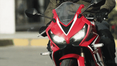 Man Riding Motorcycle On Bridge Cycle World GIF