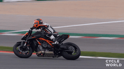 Man Riding Motorcycle On Track Cycle World GIF