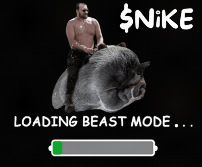 Man Riding Pig Loading Beast Mode GIF