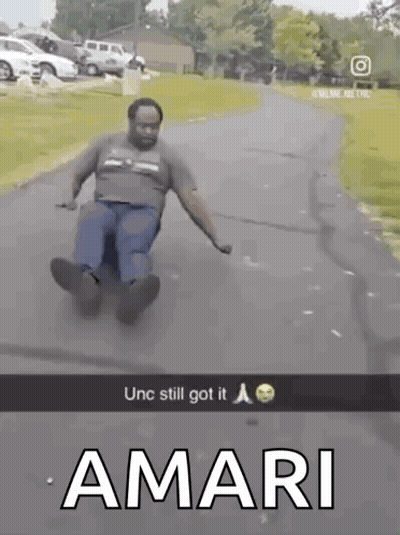 Man Riding Skateboard Amari GIF