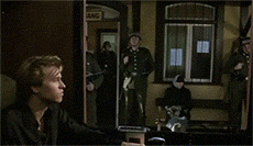 Man Riding Train Bye Bye GIF