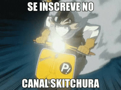 Man Riding Yellow Scooter Se Inscreve No Canal Skitchura GIF