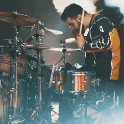 Man Rimshot Drumming GIF