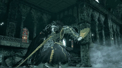 Man Running Away From Large Monster GIF
