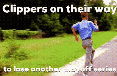 Man Running Clippers On Their Way To Lose Another Payoff Series GIF